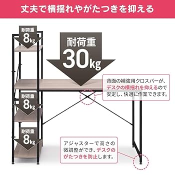 Amazon.co.jp: アイリスオーヤマ 机 パソコンデスク PCデスク pc
